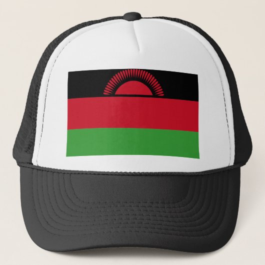 Malawi Flag Trucker Pet (Voorkant)