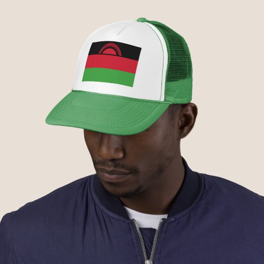 Malawi Flag Trucker Pet (In situ)