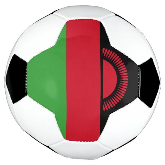 Malawi Flag Voetbal (Gedraaid)
