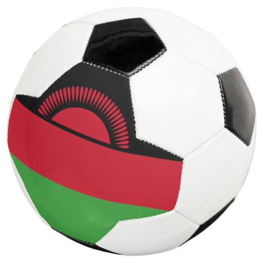 Malawi Flag Voetbal (Drie kwart)