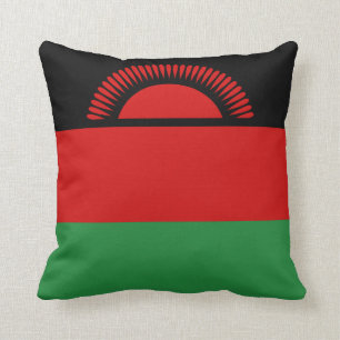 Malawi Flag x Flag Pillow Kussen