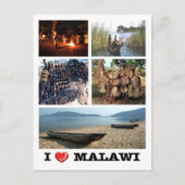 Malawi - Ik hou van - Briefkaart (Voorkant)
