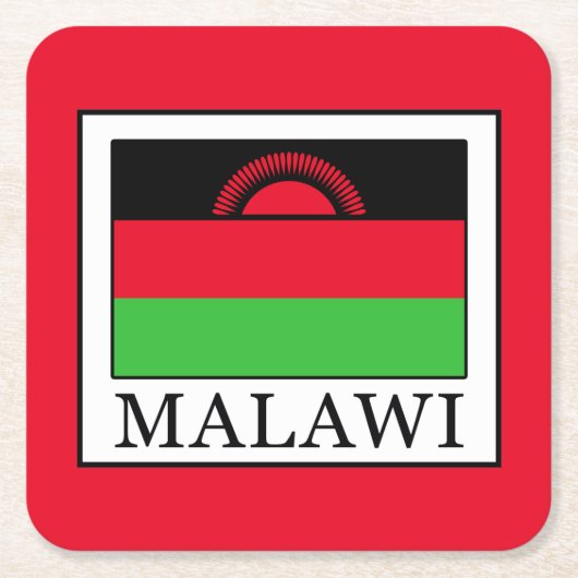Malawi Kartonnen Onderzetters (Voorkant)