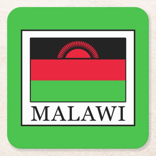 Malawi Kartonnen Onderzetters (Voorkant)