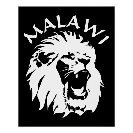 Malawi Lion Perfect Poster (Voorkant)