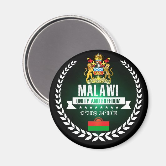 Malawi Magneet (Voorkant / Achterkant)