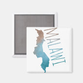 Malawi Magneet (Voorkant / Achterkant)