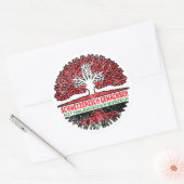 Malawi Malawisch Schweizer Schweiz Baum Wurzel Ronde Sticker (Envelop)
