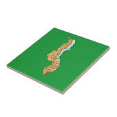 Malawi Map Tile Tegeltje (Zijkant)