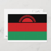 Malawi National Flag Briefkaart (Voorkant / Achterkant)