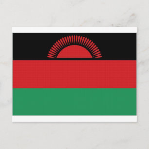 Malawi National Flag Briefkaart