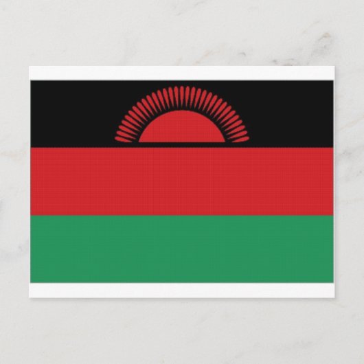 Malawi National Flag Briefkaart (Voorkant)