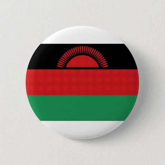 Malawi National Flag Ronde Button 5,7 Cm (Voorkant)