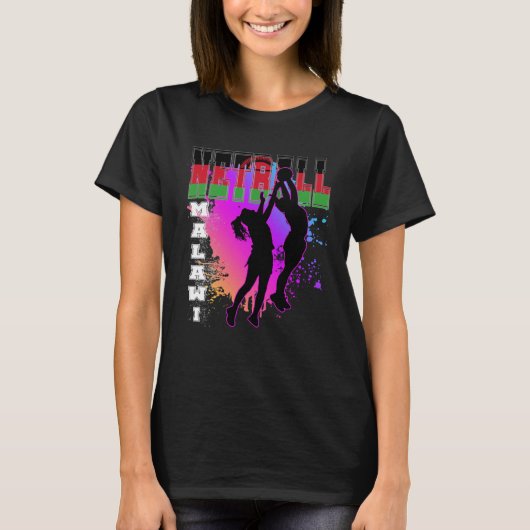 Malawi  Netball T-shirt (Voorkant)