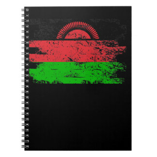 Malawi Shirt Gift Country Flag Patriotic Travel Notitieboek