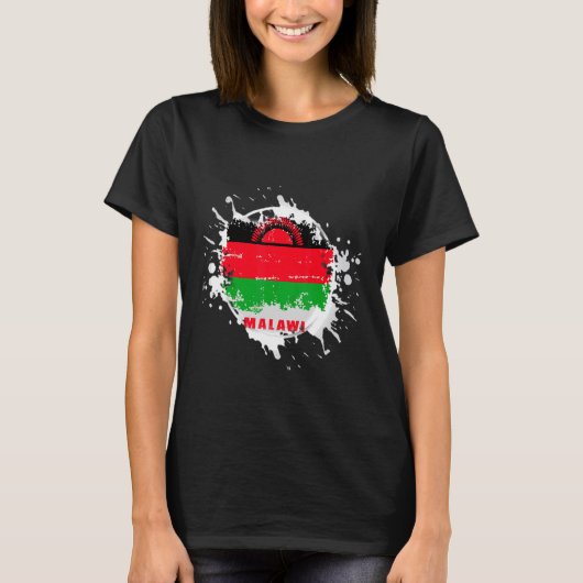 Malawi Splash T-shirt (Voorkant)
