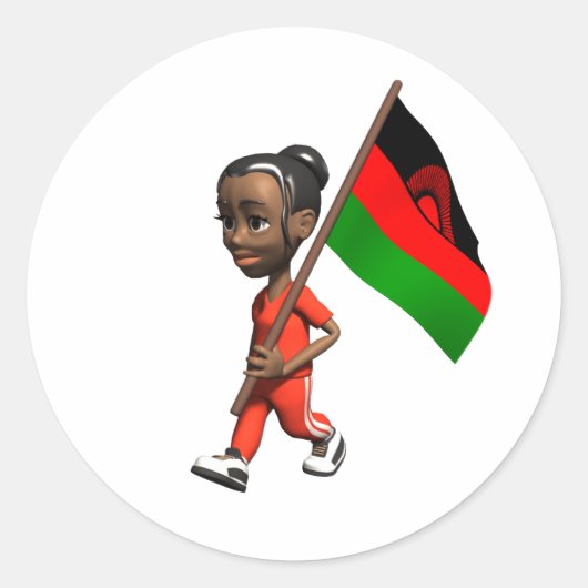 Malawi Sticker (Voorkant)