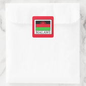 Malawi Vierkante Sticker (Tas)