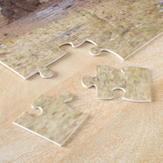 Malawi Village Huts. Legpuzzel (Zijkant)