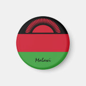 Malawi vlag & Afrikaans - sport- en sportfans Magneet (Voorkant)