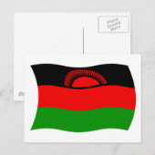 Malawi Vlag Ansichtkaart Briefkaart (Voorkant / Achterkant)