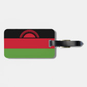 Malawi vlag bagagelabel (Achterkant horizontaal)