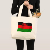 Malawi Vlag Boodschappentas Grote Tote Bag (Voorkant (product))