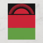Malawi vlag briefkaart (Voorkant)