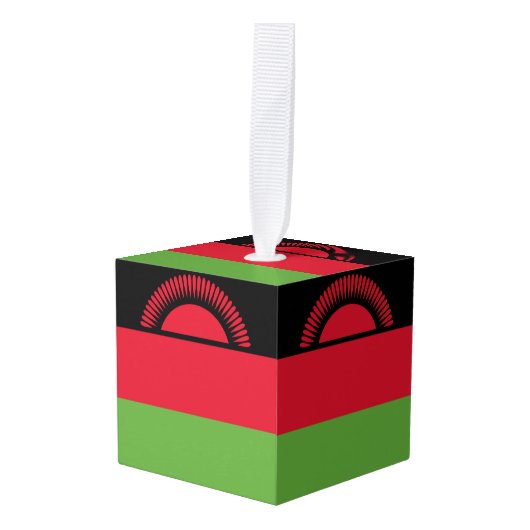 Malawi vlag decoratie (Voorkant hoekig)