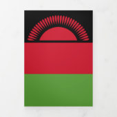 Malawi vlag drieluik kaart (Cover)