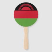 Malawi vlag handwaaier (Voorkant)