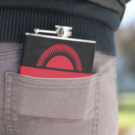 Malawi vlag heupfles