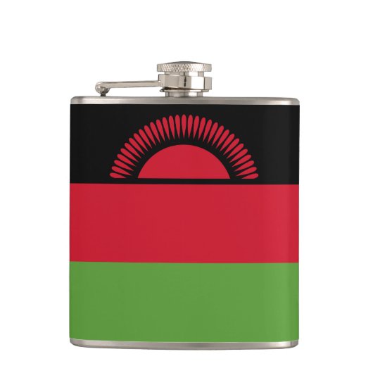 Malawi vlag heupfles (Voorkant)