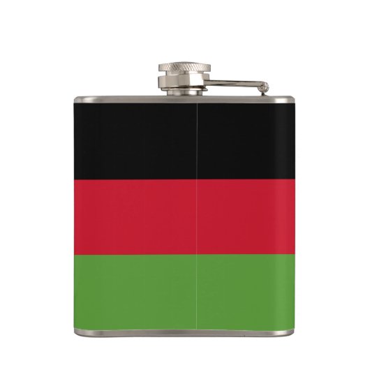 Malawi vlag heupfles (Achterkant)