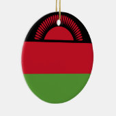 Malawi vlag keramisch ornament (Rechts)