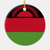 Malawi vlag keramisch ornament (Achterkant)