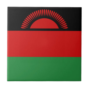 Malawi Vlag Keramische Tegel Tegeltje