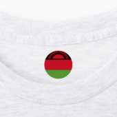 Malawi vlag labels (Aangebracht)