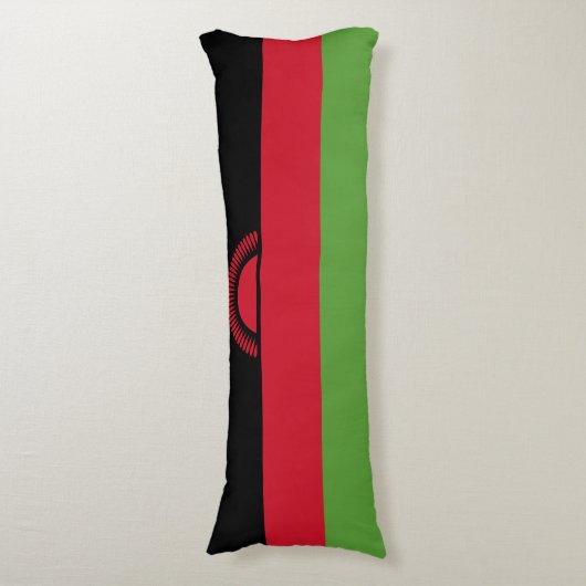 Malawi vlag lichaamskussen (Voorkant Verticaal)