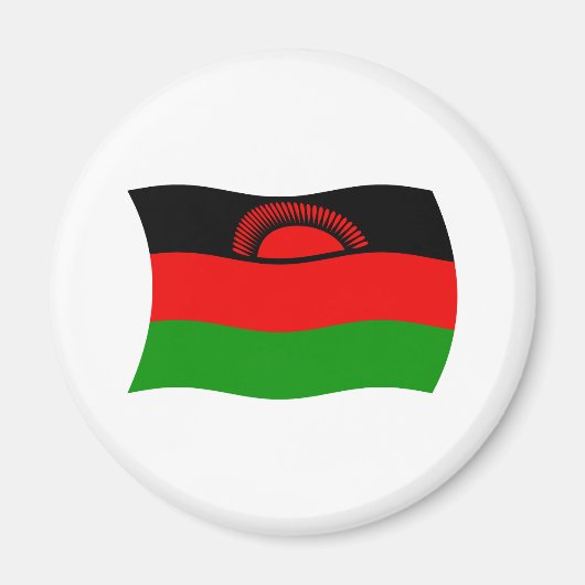 Malawi Vlag Magneet (Voorkant)