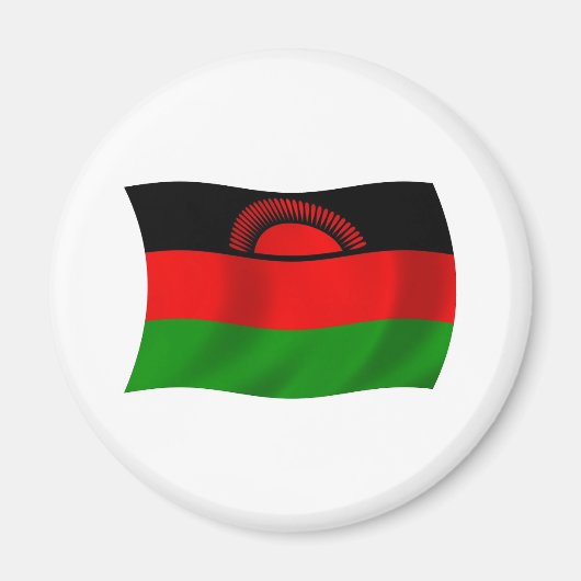Malawi Vlag Magneet (Voorkant)