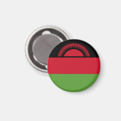 Malawi vlag magneet (Voorkant / Achterkant)