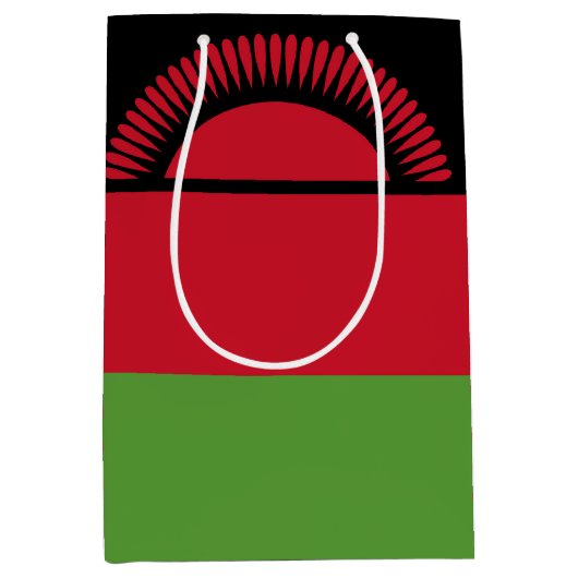 Malawi vlag medium cadeauzakje (Voorkant)