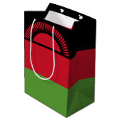 Malawi vlag medium cadeauzakje (Achterkant Gekanteld)