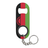 Malawi vlag mini flessenopener (Achterkant)