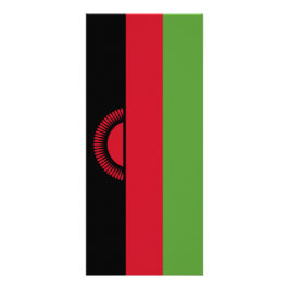Malawi vlag reclamekaart