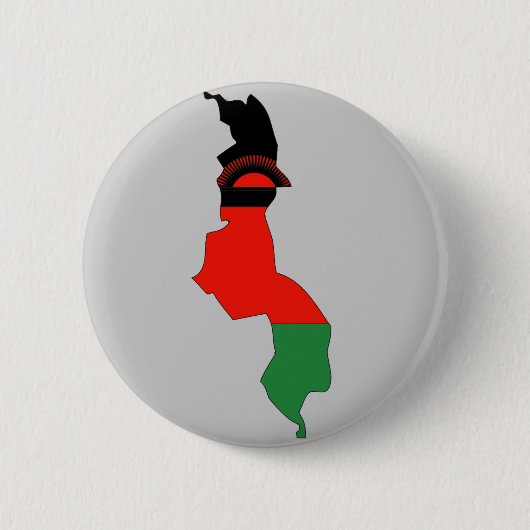 Malawi vlag ronde button 5,7 cm (Voorkant)