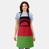 Malawi vlag schort (Gedragen)