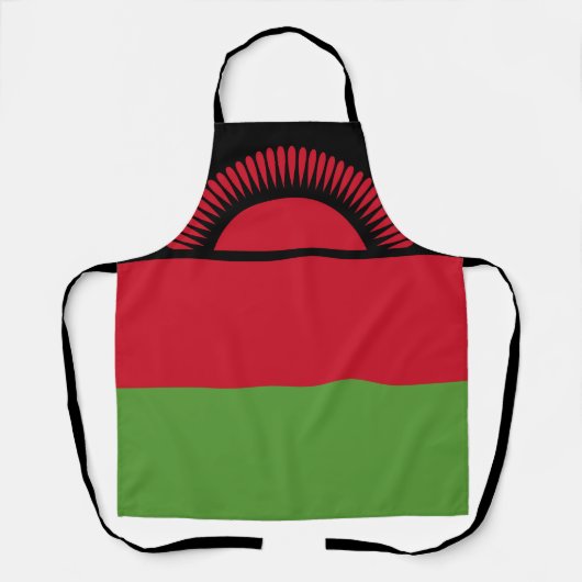 Malawi vlag schort (Voorkant)