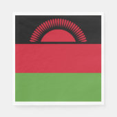 Malawi vlag servet (Voorkant)